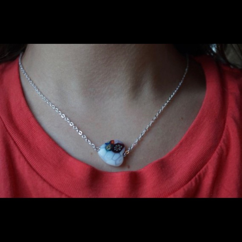Heart Venetian Glass Necklace